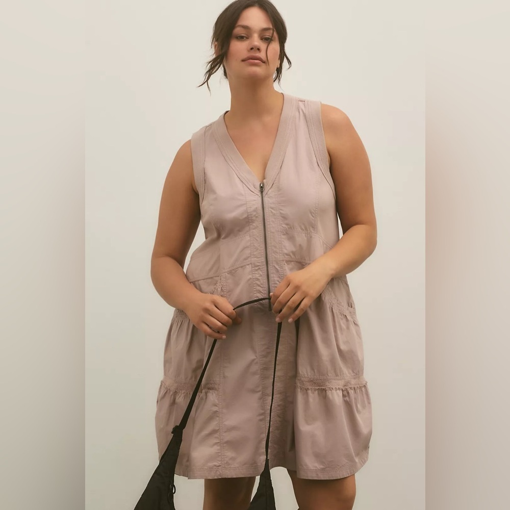 ANTHROPOLOGIE Daily practice | Trek Utility mini dress | size xl